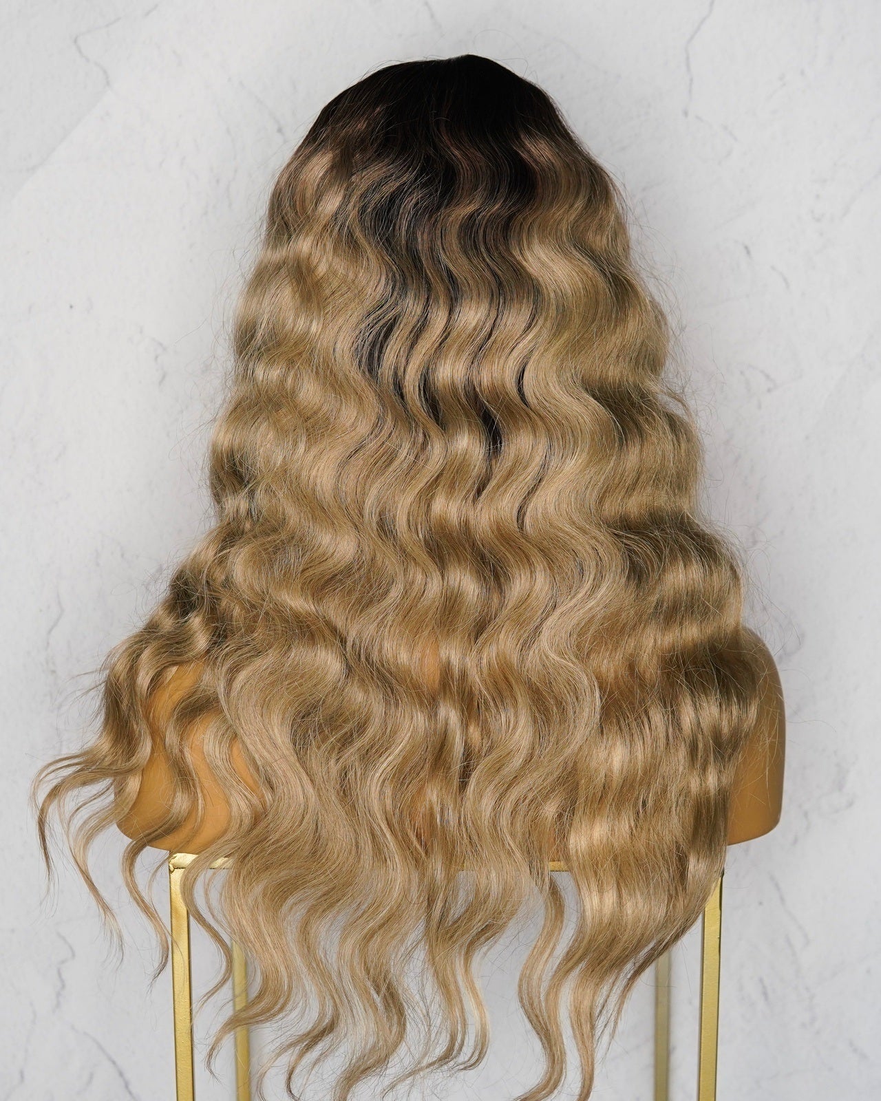 CHELSEA Ombre Ash Fringe Wig - Milk & Honey Wigs