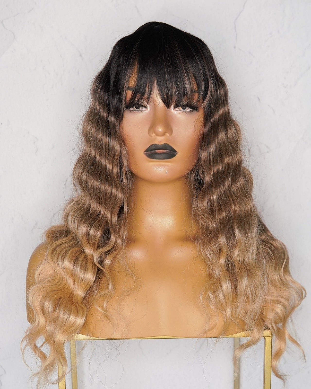 CHELSEA Ombre Fringe Wig - Milk & Honey Wigs