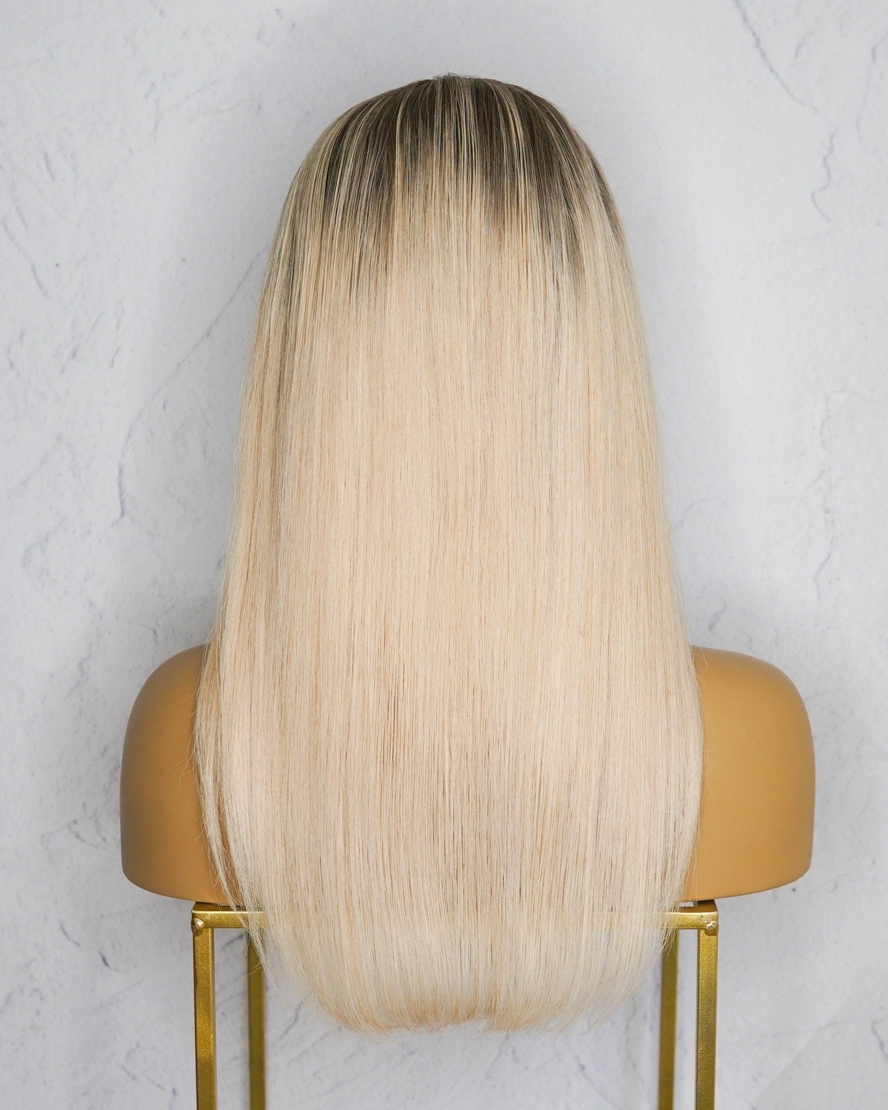 CHERI Ash Blonde Root Human Hair Lace Front Wig ** READY TO SHIP ** - Milk & Honey Wigs