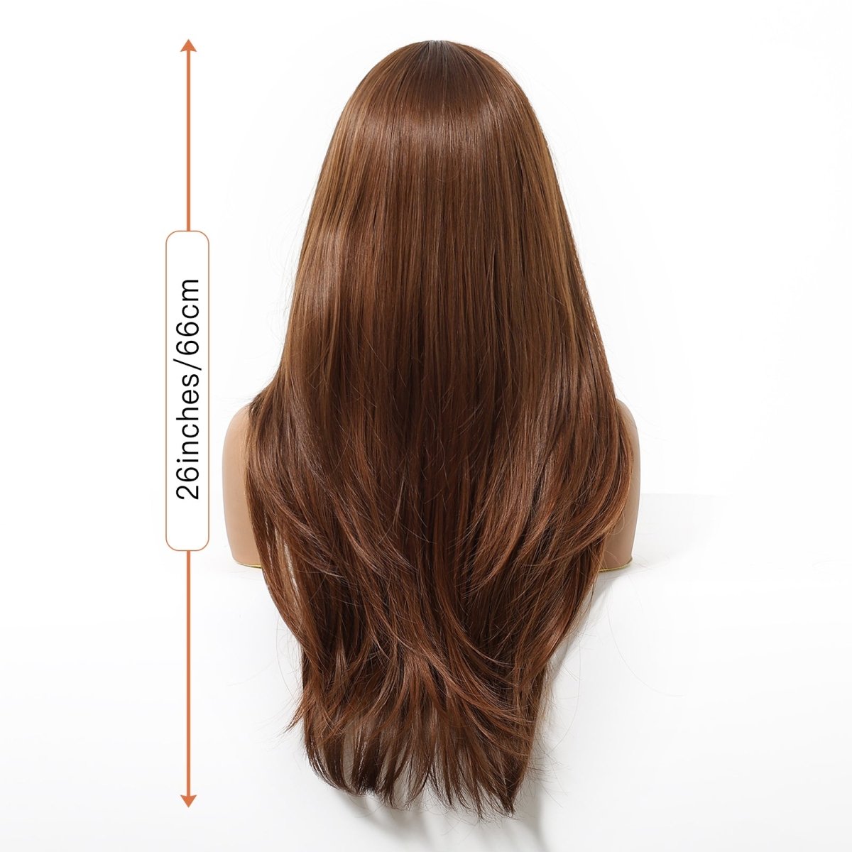 Chestnut Brown Layered Wig - MARKETPLACE - Milk & Honey Wigs