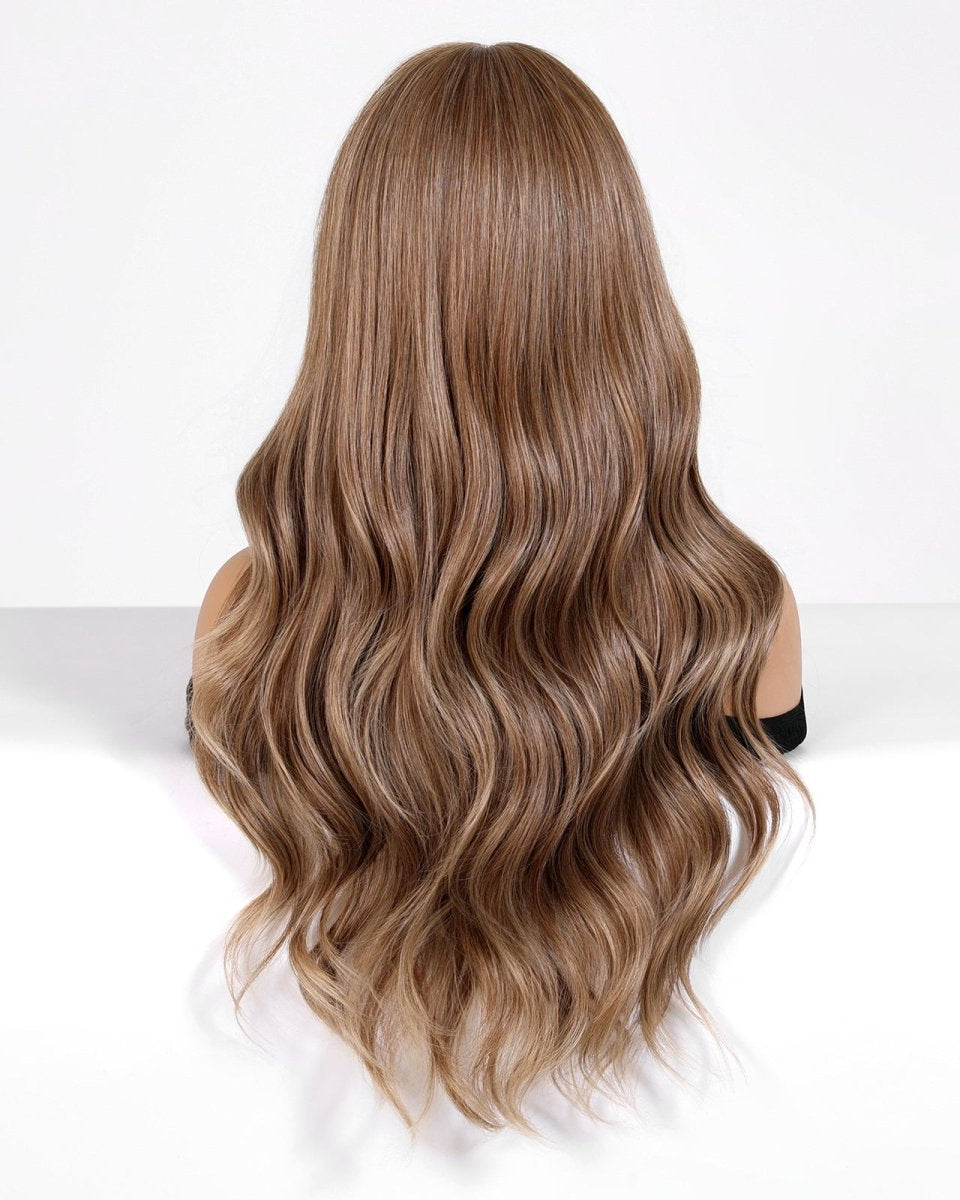 Chestnut Brown Long Wavy Wig - MARKETPLACE - Milk & Honey Wigs