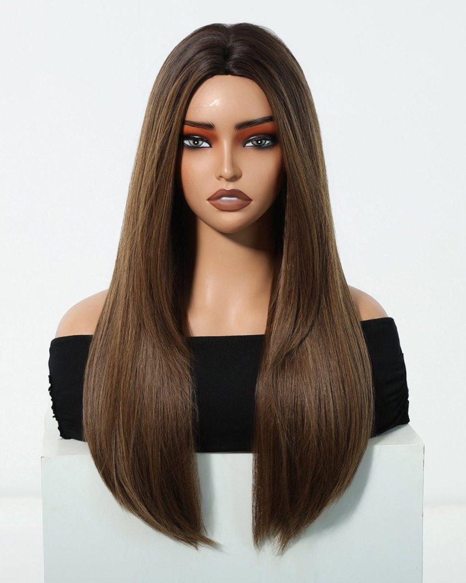 Chestnut Brown Straight Wig - MARKETPLACE - Milk & Honey Wigs
