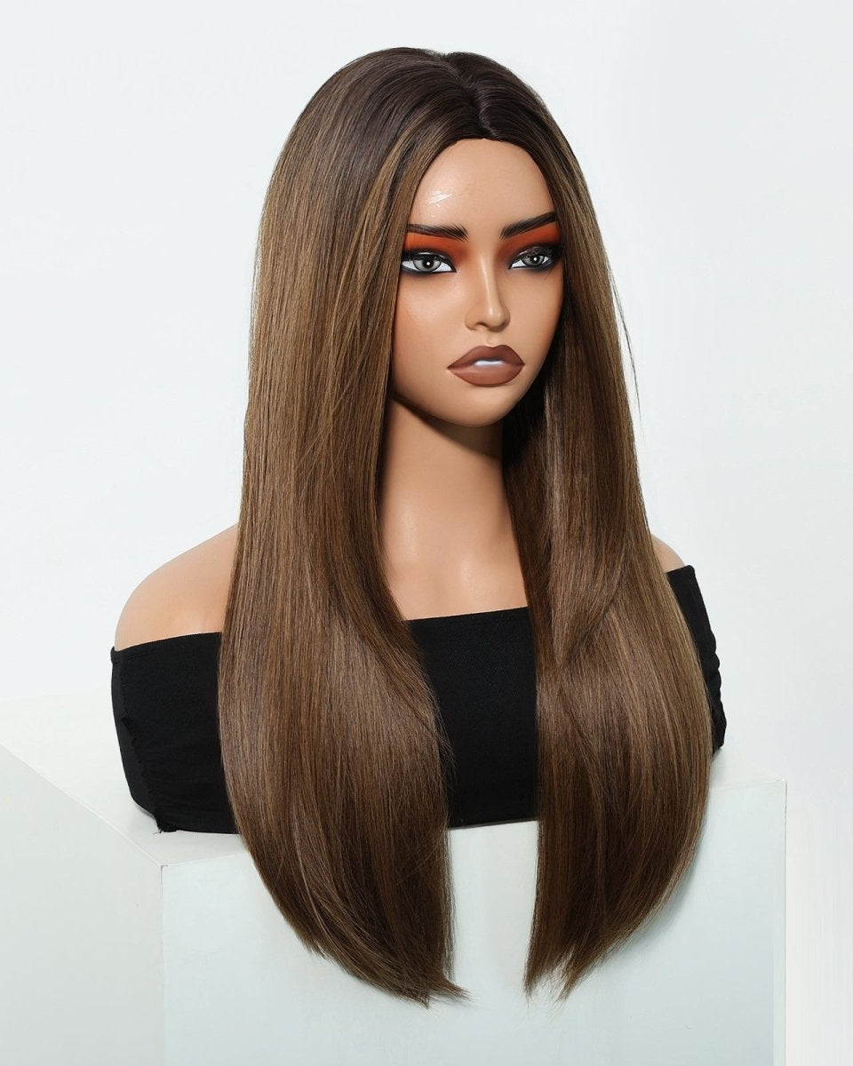 Chestnut Brown Straight Wig - MARKETPLACE - Milk & Honey Wigs