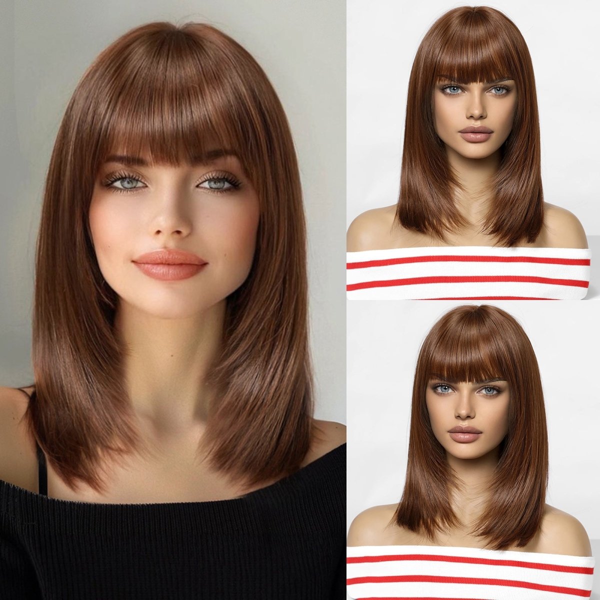 Chestnut Brown Wig - MARKETPLACE - Milk & Honey Wigs