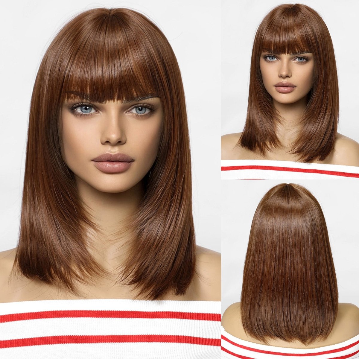 Chestnut Brown Wig - MARKETPLACE - Milk & Honey Wigs