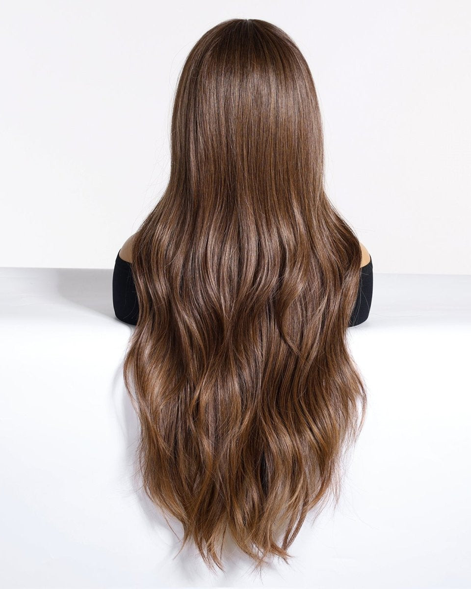 Chestnut Brown with Full Fringe Wig - MARKETPLACE - Milk & Honey Wigs