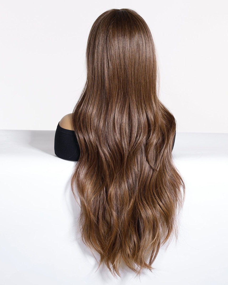 Chestnut Brown with Full Fringe Wig - MARKETPLACE - Milk & Honey Wigs