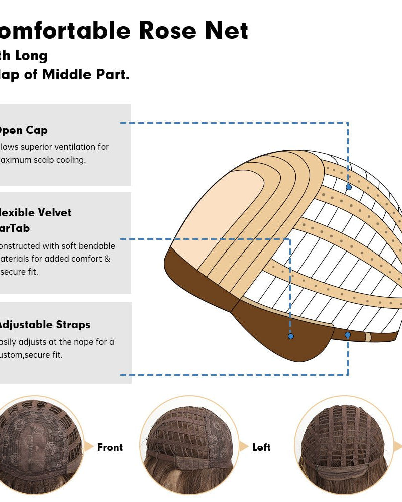 Classic Dark Chocolate Voluminous Curls Wig - MARKETPLACE - Milk & Honey Wigs