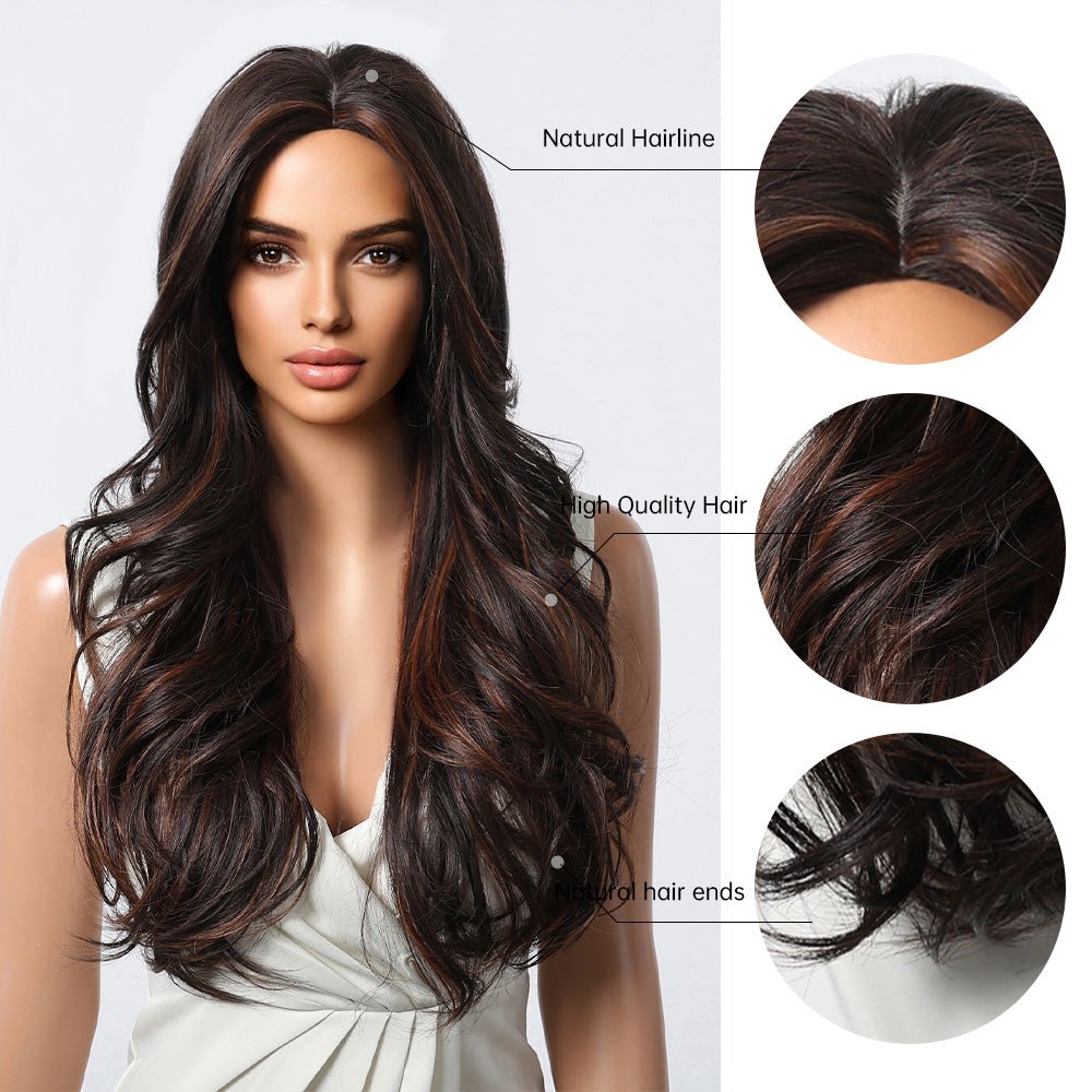 Classic Dark Chocolate Voluminous Curls Wig - MARKETPLACE - Milk & Honey Wigs