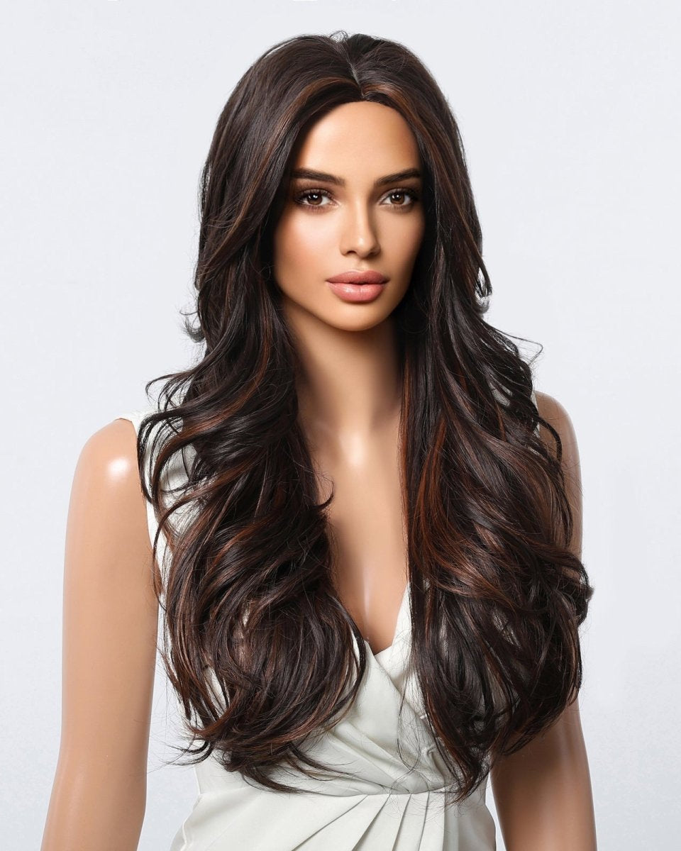Classic Dark Chocolate Voluminous Curls Wig - MARKETPLACE - Milk & Honey Wigs