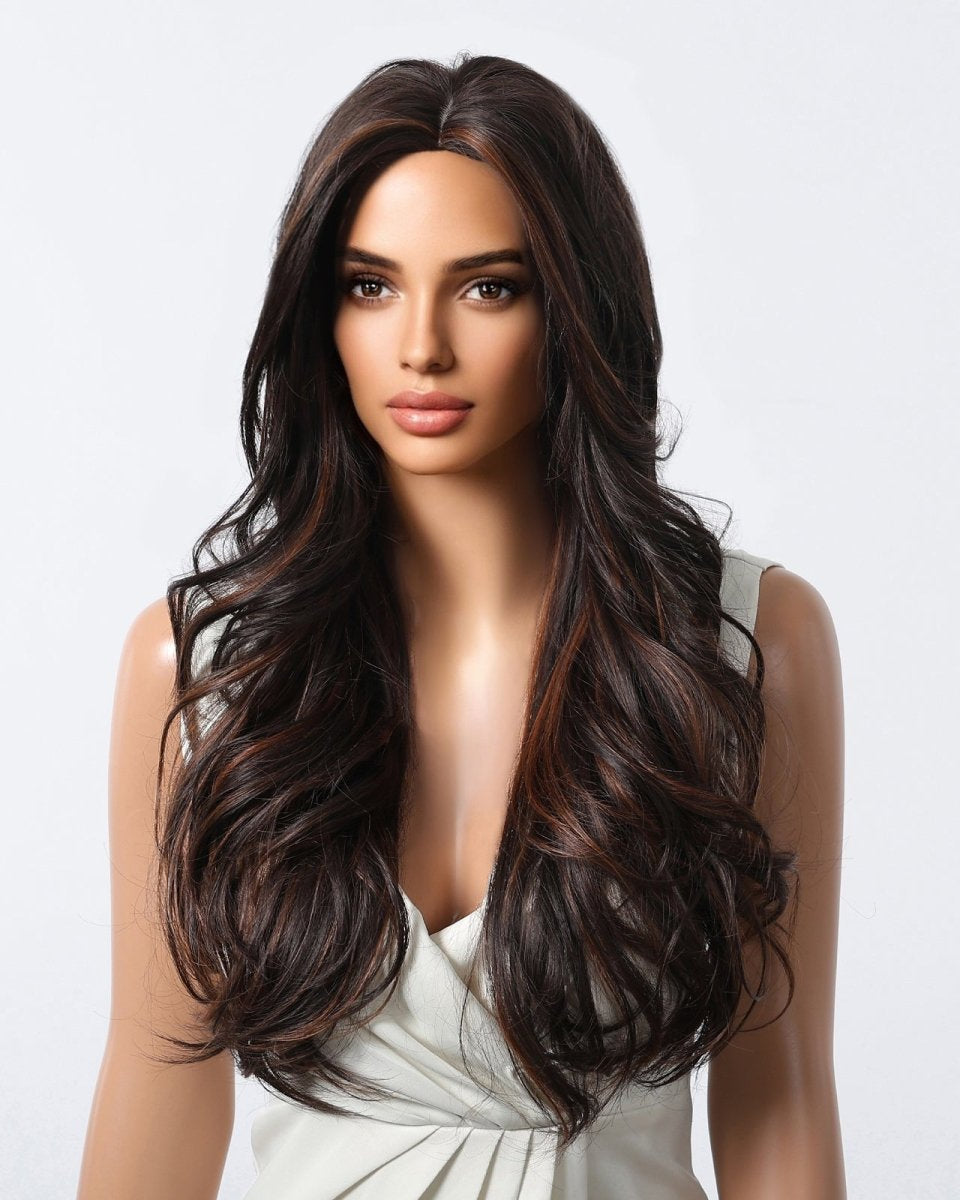 Classic Dark Chocolate Voluminous Curls Wig - MARKETPLACE - Milk & Honey Wigs