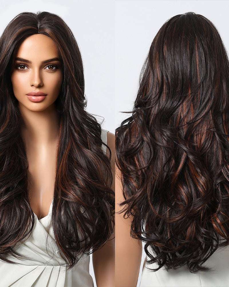 Classic Dark Chocolate Voluminous Curls Wig - MARKETPLACE - Milk & Honey Wigs