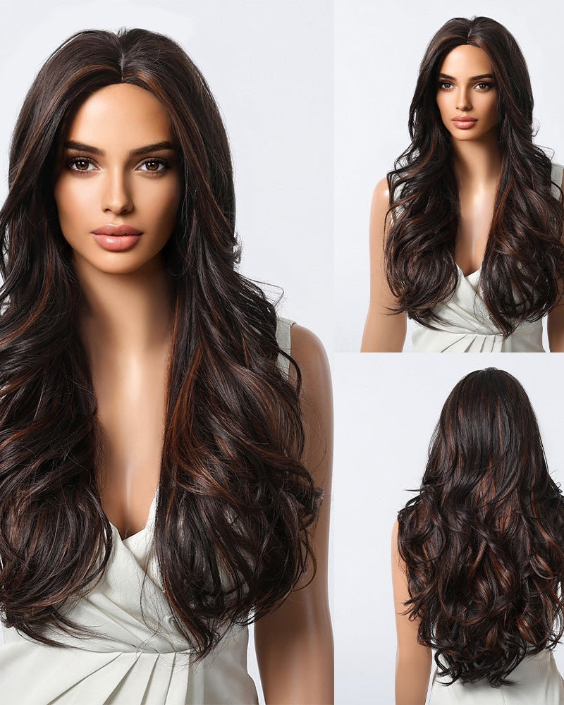 Classic Dark Chocolate Voluminous Curls Wig - MARKETPLACE - Milk & Honey Wigs