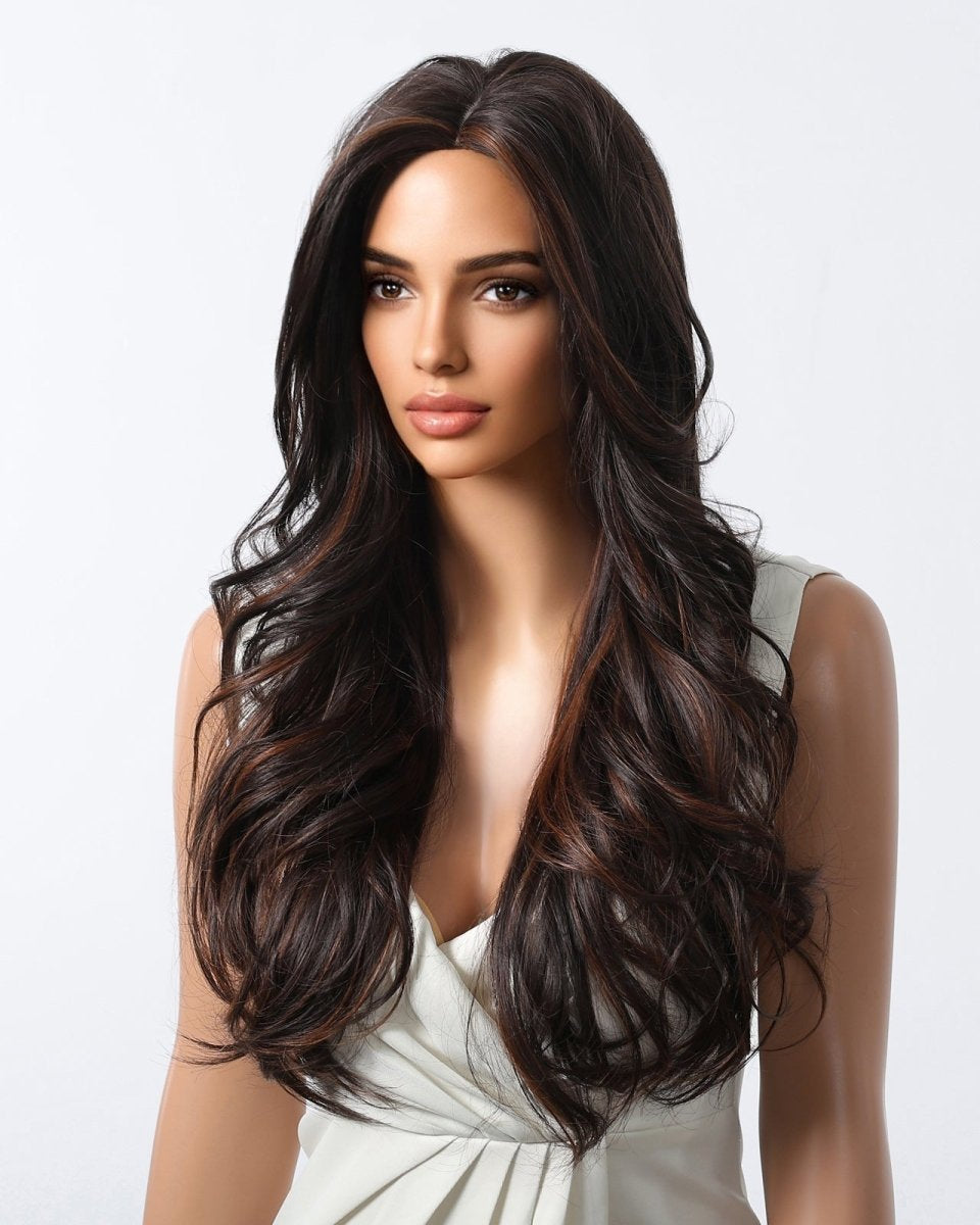 Classic Dark Chocolate Voluminous Curls Wig - MARKETPLACE - Milk & Honey Wigs