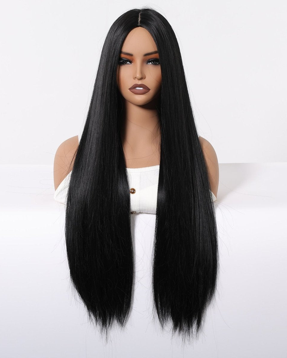 Classic Jet Black Sleek Straight Wig - MARKETPLACE - Milk & Honey Wigs