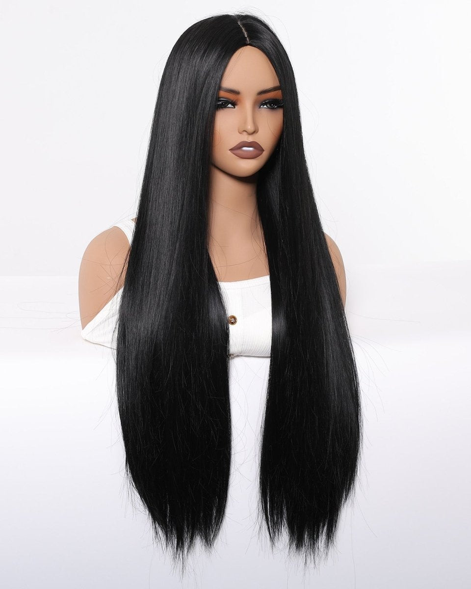 Classic Jet Black Sleek Straight Wig - MARKETPLACE - Milk & Honey Wigs
