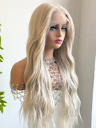 Cool Blonde Wavy 13x6 Lace Front Wig - MARKETPLACE - Milk & Honey Wigs
