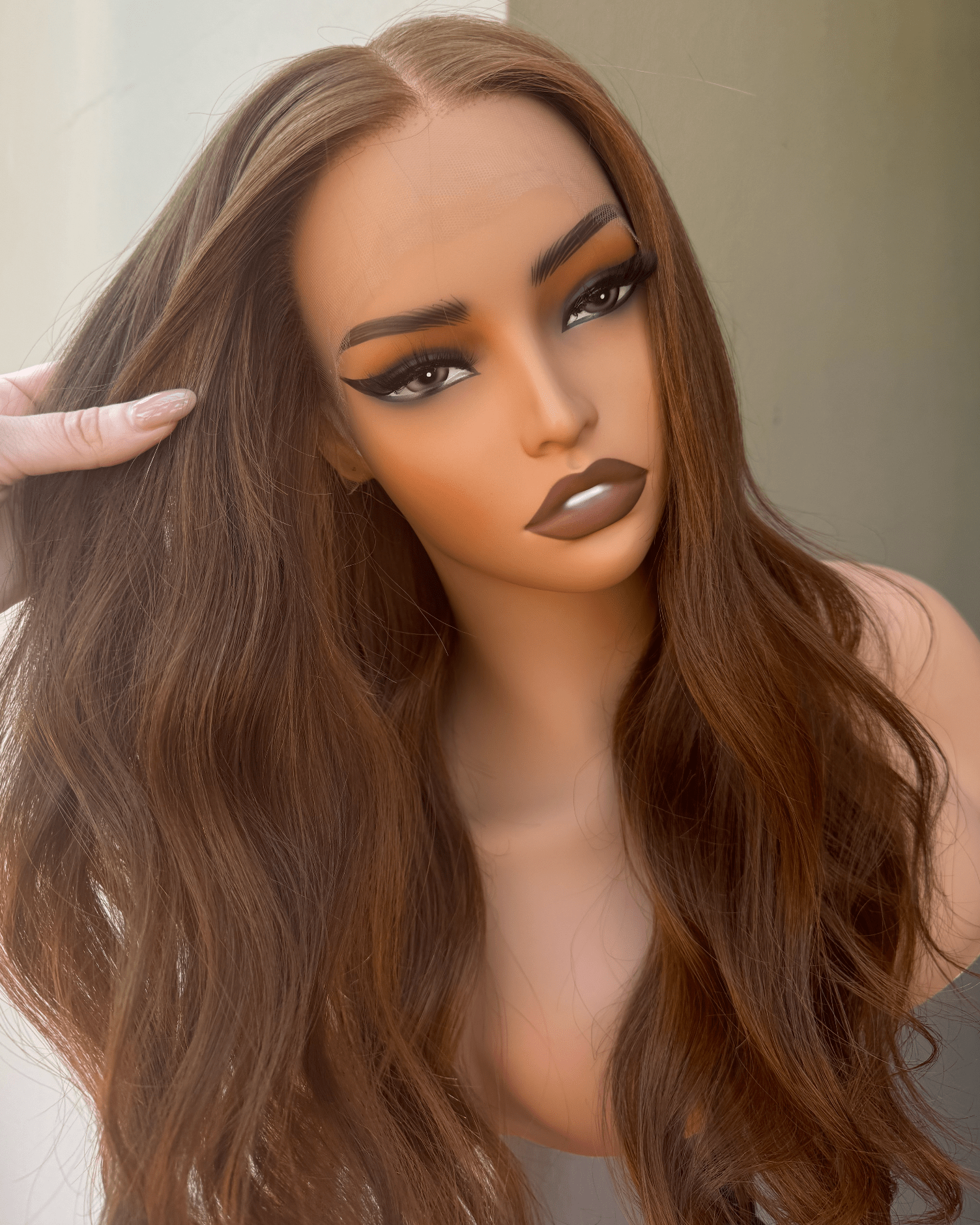 Copper 30 Human Hair Lace Front Wig - Milk & Honey Wigs