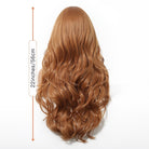 Copper Cinnamon Waves with Blunt Fringe Wig - MARKETPLACE - Milk & Honey Wigs