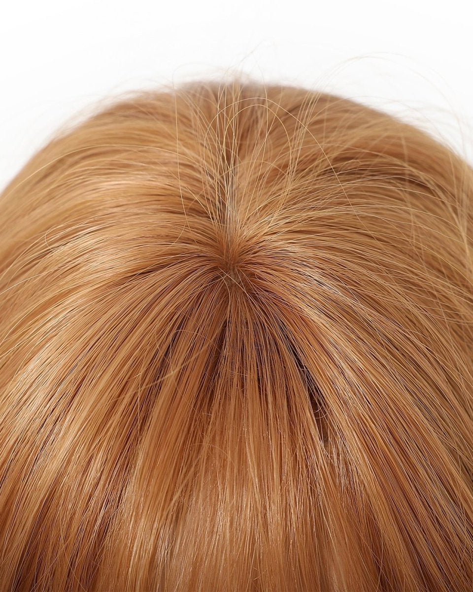 Copper Cinnamon Waves with Blunt Fringe Wig - MARKETPLACE - Milk & Honey Wigs