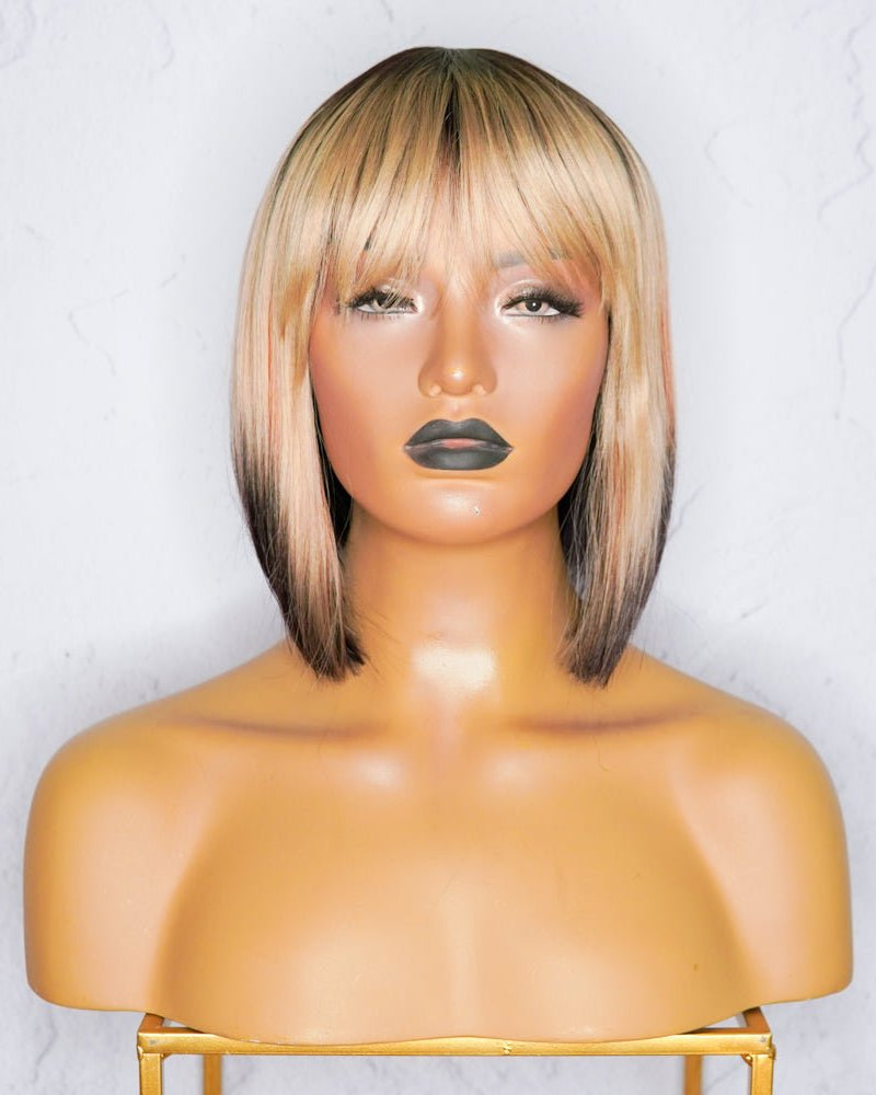 COURTNEY Ombre Sunrise Fringe Wig - Milk & Honey Wigs