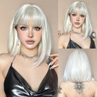 Creamy Champaign White Short Platinum Bob Wig - MARKETPLACE - Milk & Honey Wigs