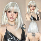 Creamy Champaign White Short Platinum Bob Wig - MARKETPLACE - Milk & Honey Wigs