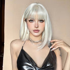Creamy Champaign White Short Platinum Bob Wig - MARKETPLACE - Milk & Honey Wigs