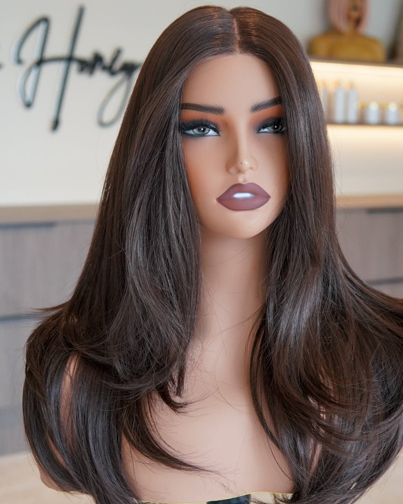 DAPHNE Silk Mono Top Lace Front Wig - Milk & Honey Wigs
