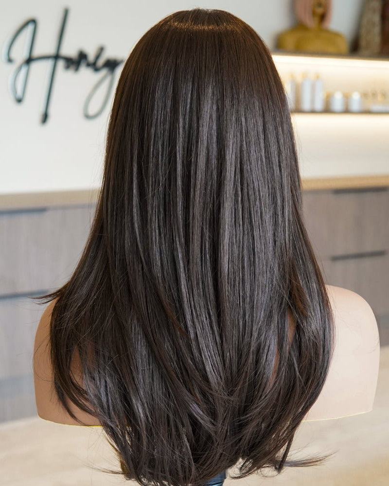 DAPHNE Silk Mono Top Lace Front Wig - Milk & Honey Wigs