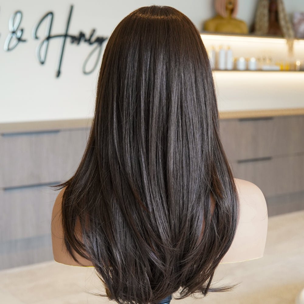 DAPHNE Silk Mono Top Lace Front Wig - Milk & Honey Wigs