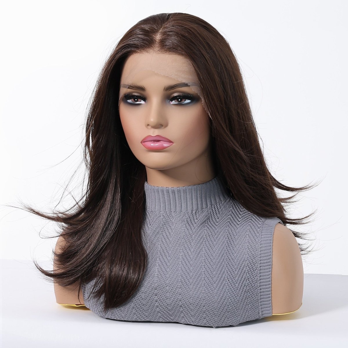Dark Brown 13x6 Lace Front Wig - MARKETPLACE - Milk & Honey Wigs