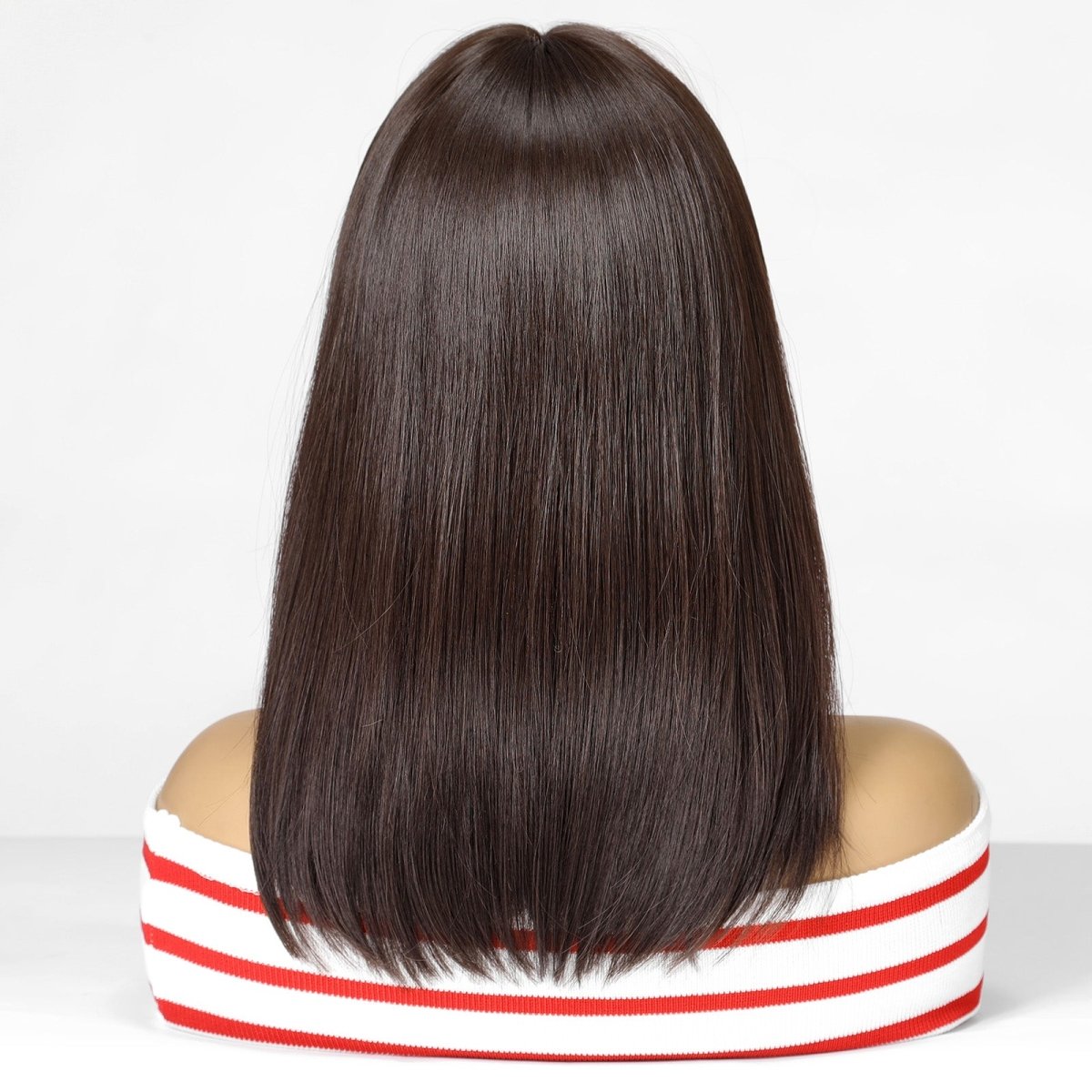 Dark Brown Fringe Wig - MARKETPLACE - Milk & Honey Wigs