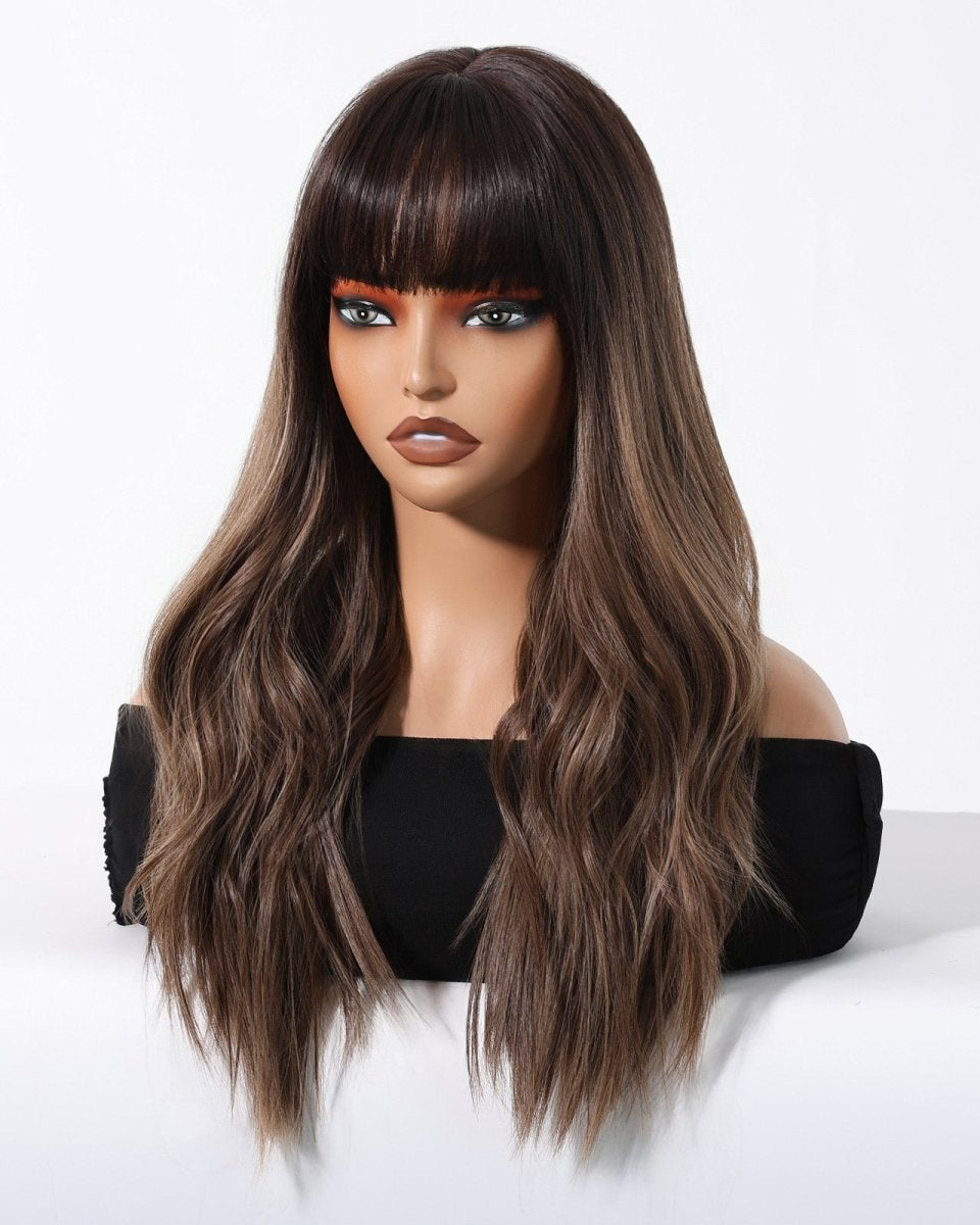 Dark Brown Synthetic Wig - MARKETPLACE - Milk & Honey Wigs