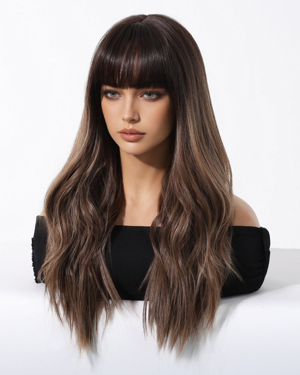 Dark Brown Synthetic Wig - MARKETPLACE - Milk & Honey Wigs