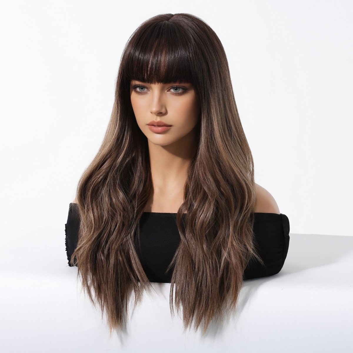 Dark Brown Synthetic Wig - MARKETPLACE - Milk & Honey Wigs