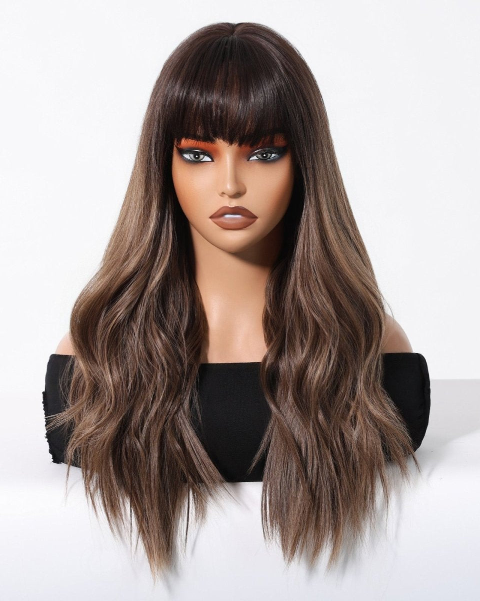 Dark Brown Synthetic Wig - MARKETPLACE - Milk & Honey Wigs