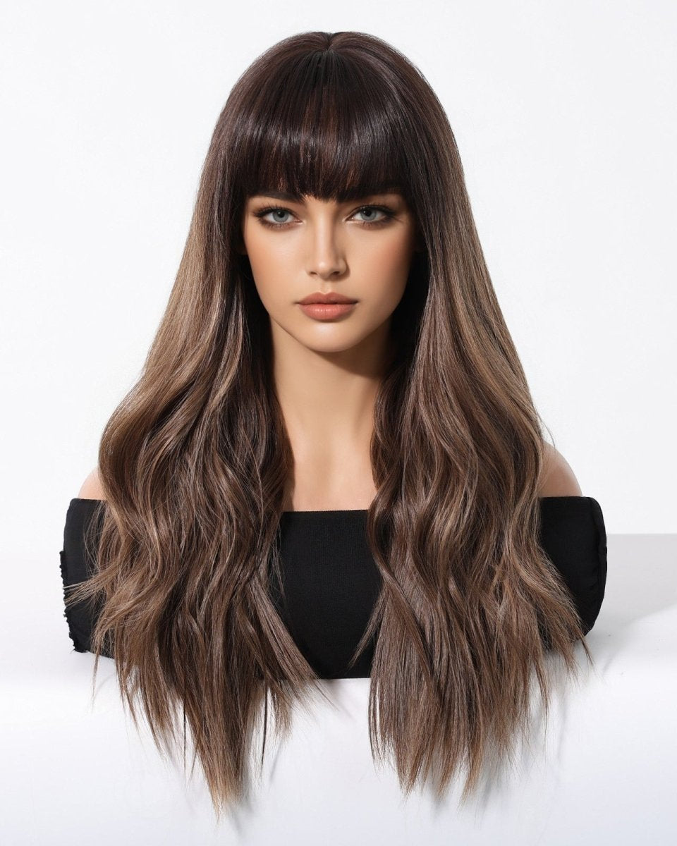 Dark Brown Synthetic Wig - MARKETPLACE - Milk & Honey Wigs