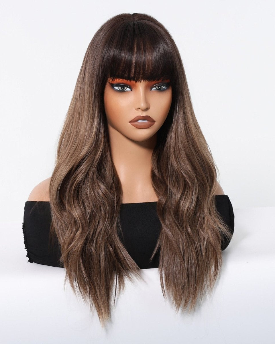 Dark Brown Synthetic Wig - MARKETPLACE - Milk & Honey Wigs