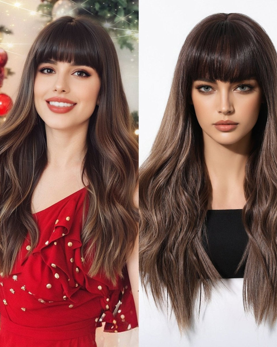 Dark Brown Synthetic Wig - MARKETPLACE - Milk & Honey Wigs