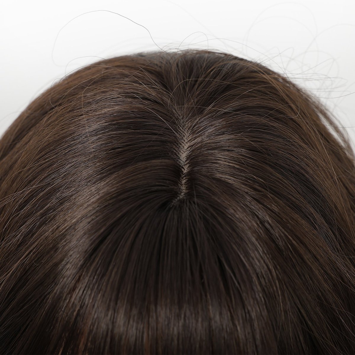 Dark Chocolate Wavy Wig with Full Fringe - MARKETPLACE - Milk & Honey Wigs