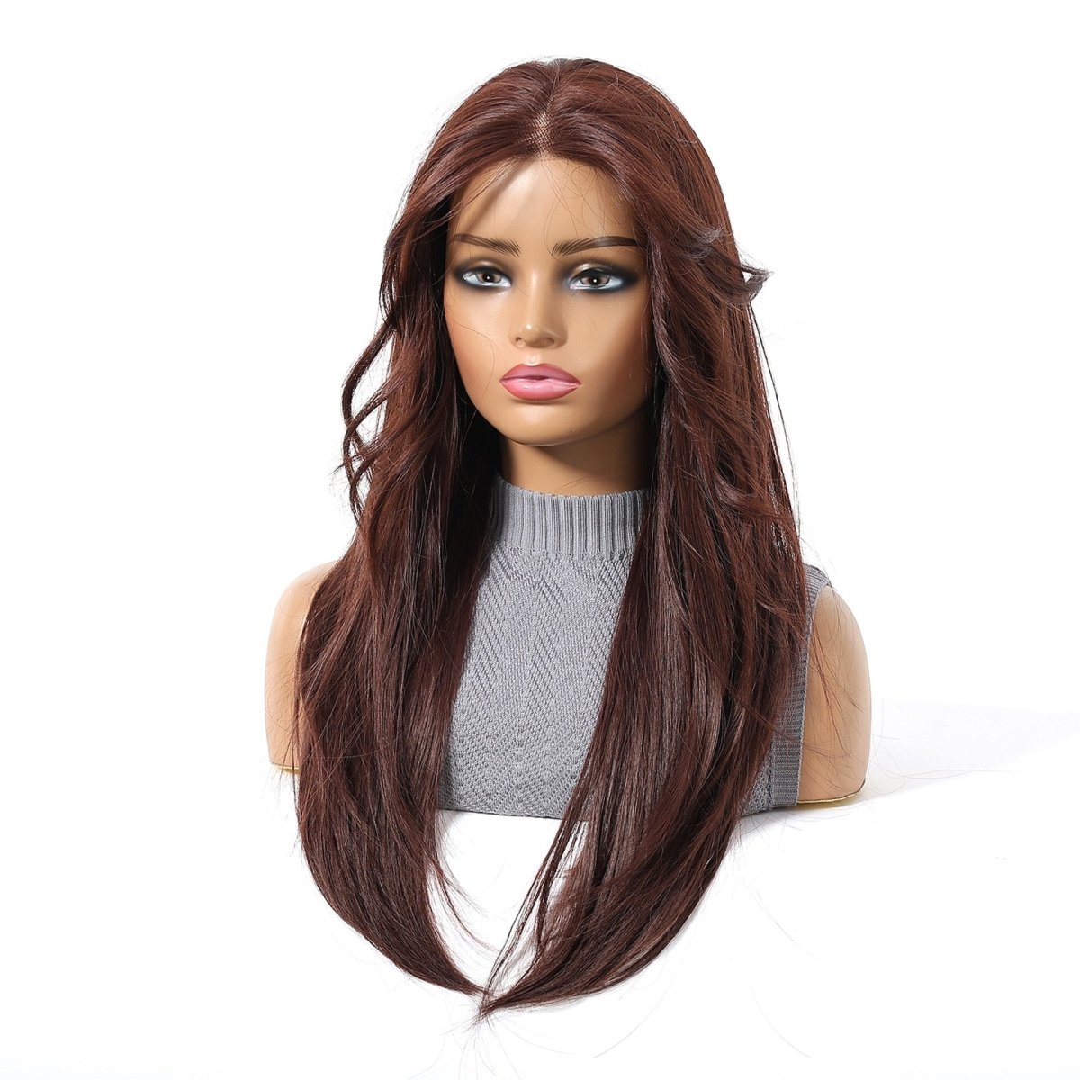 Dark Copper 20" 13x6 Lace Front Wig - MARKETPLACE - Milk & Honey Wigs