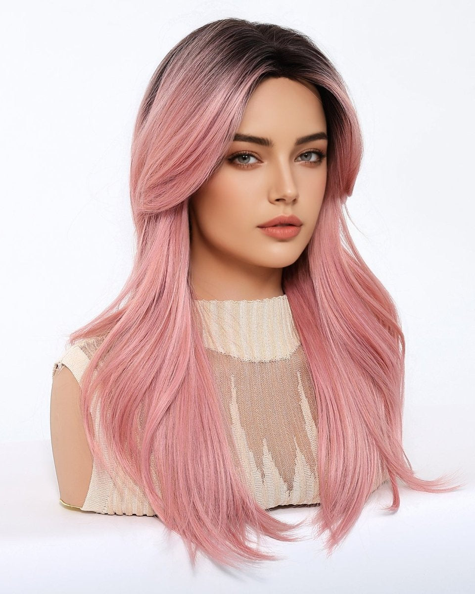 Dusty Rose Layered Wig - MARKETPLACE - Milk & Honey Wigs