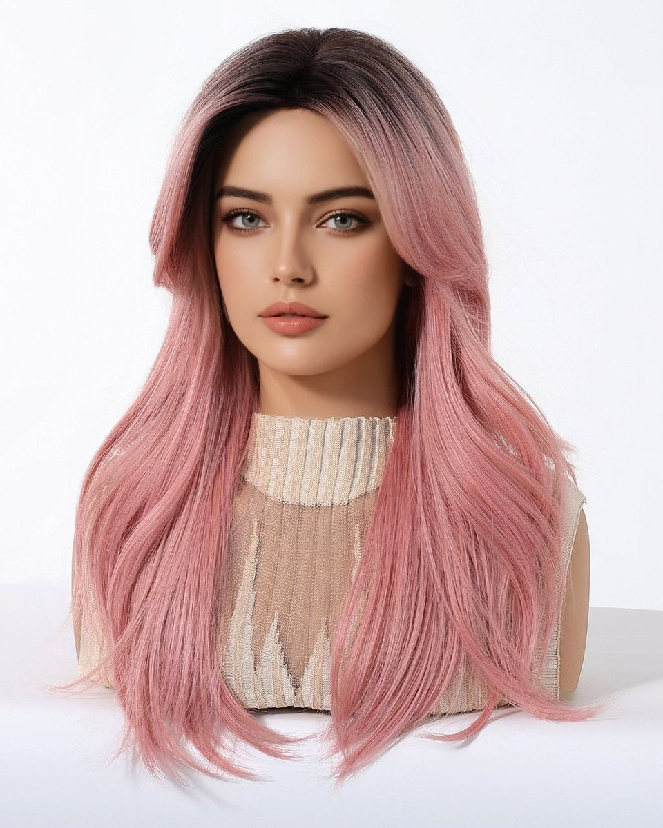 Dusty Rose Layered Wig - MARKETPLACE - Milk & Honey Wigs