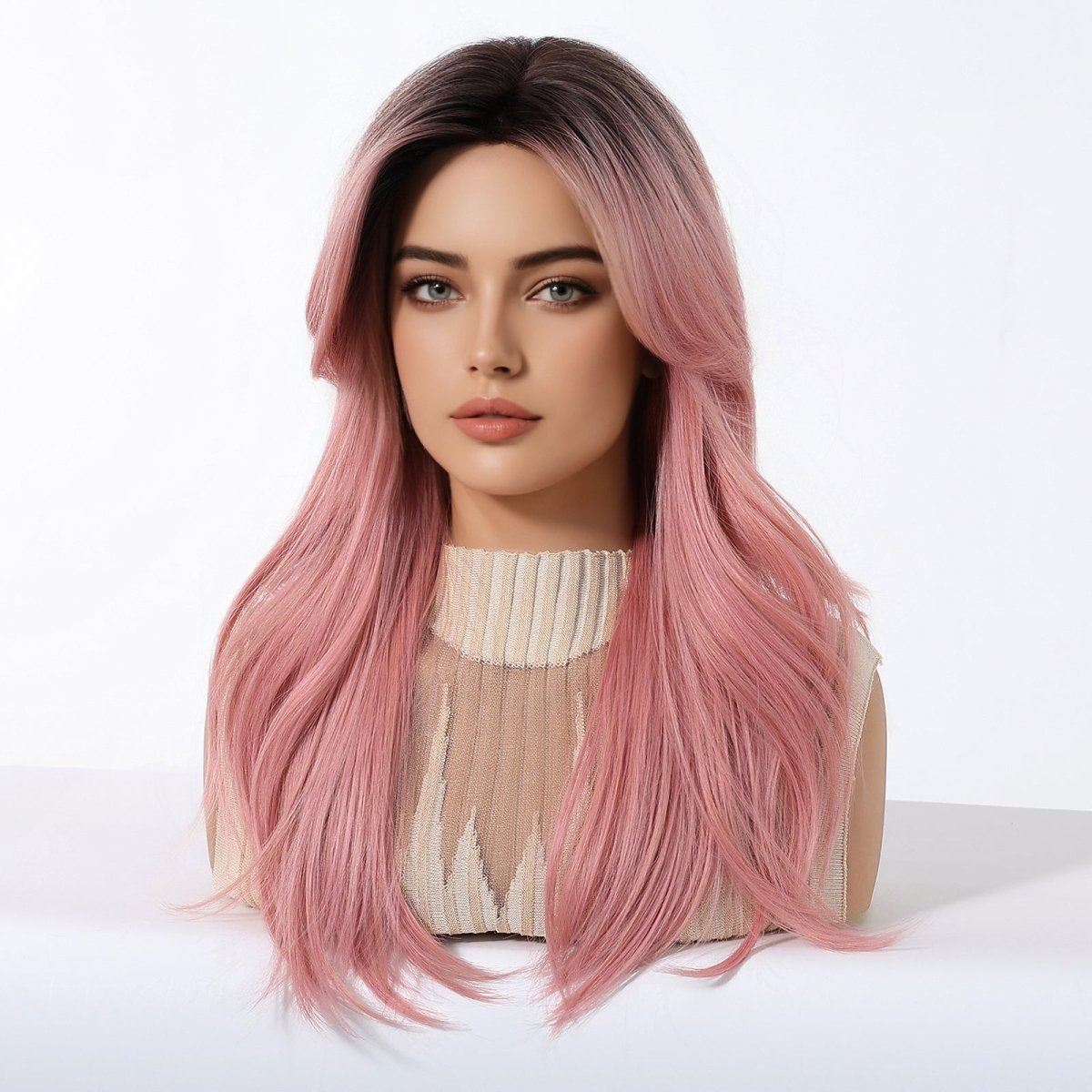 Dusty Rose Layered Wig - MARKETPLACE - Milk & Honey Wigs