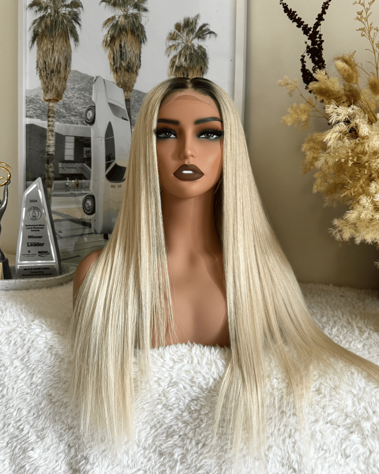 ELLA MAE Human Hair Lace Front Wig ** READY TO SHIP ** - Milk & Honey Wigs