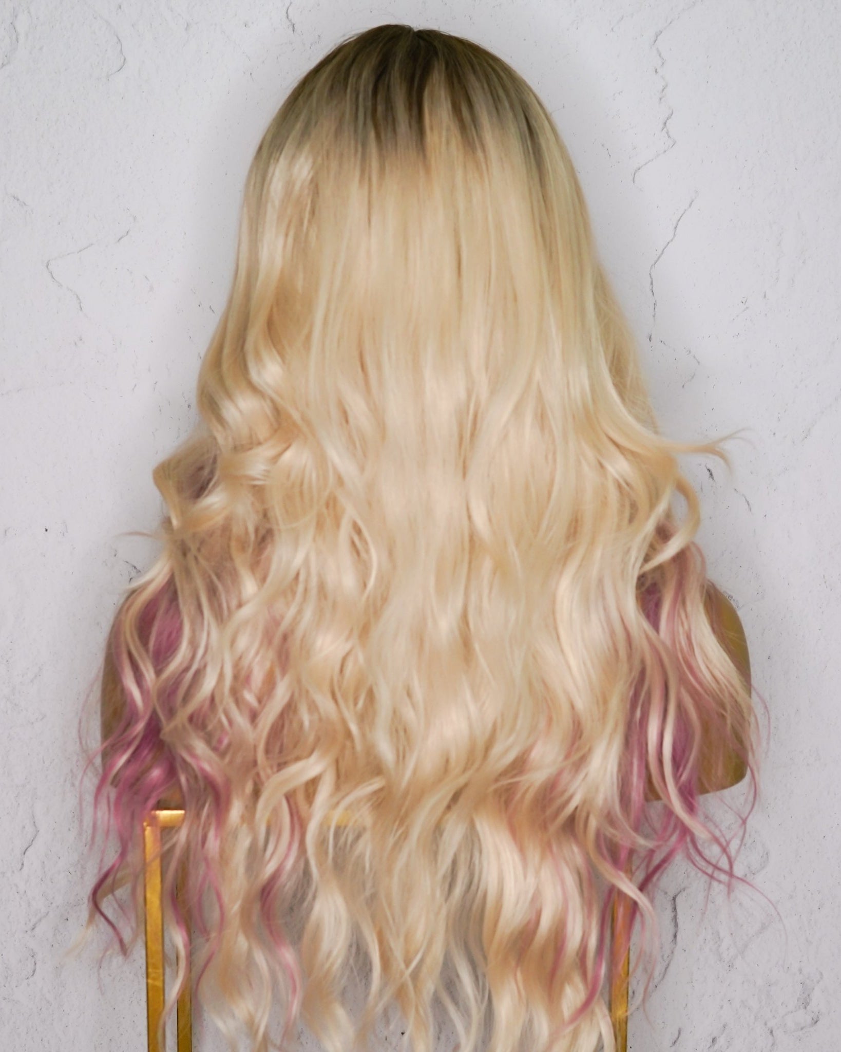 ELOWEN Mixed Pink 22" Fringe Wig - Milk & Honey Wigs