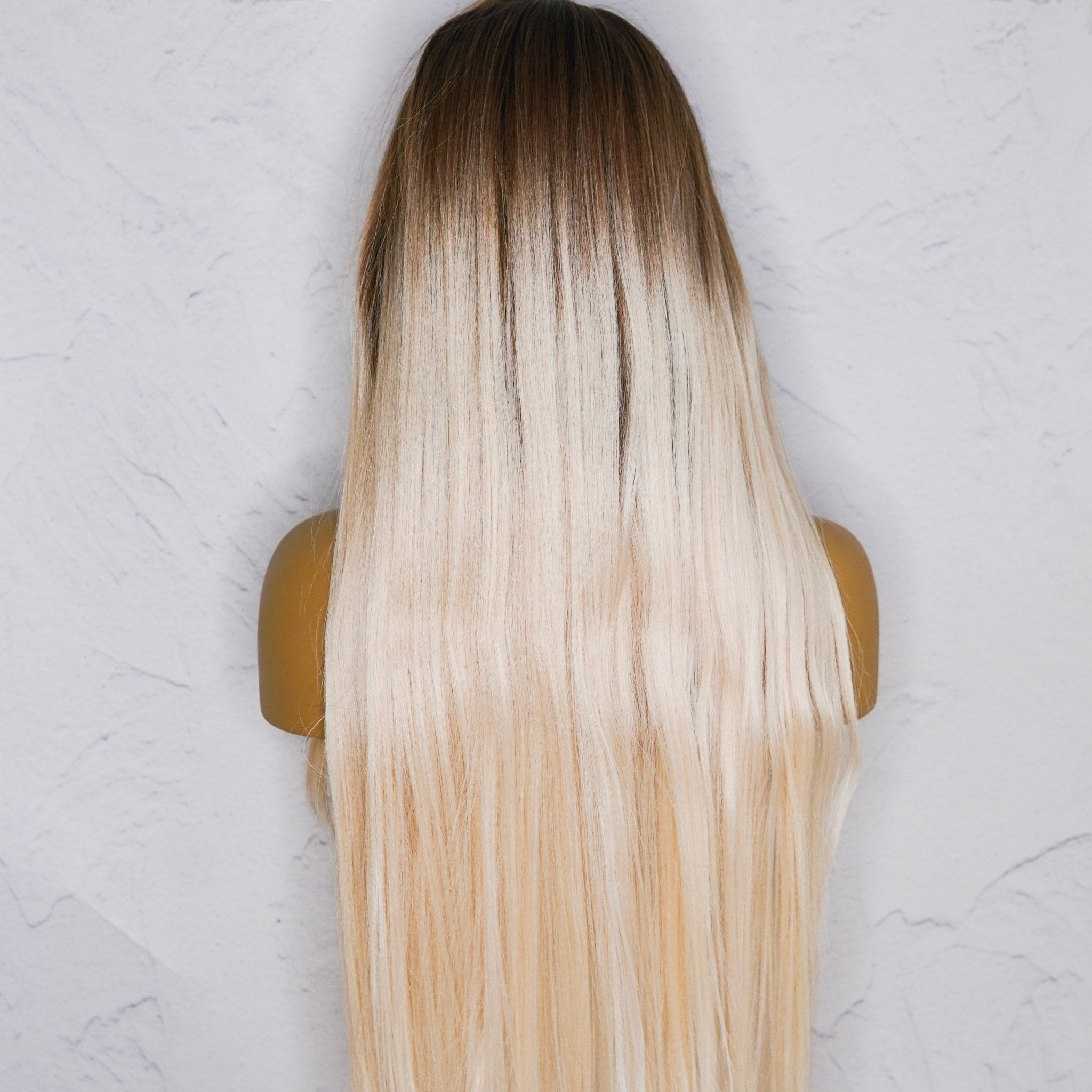 ESTELLE Brown Ombre Up Do Lace Front Wig - Milk & Honey Wigs