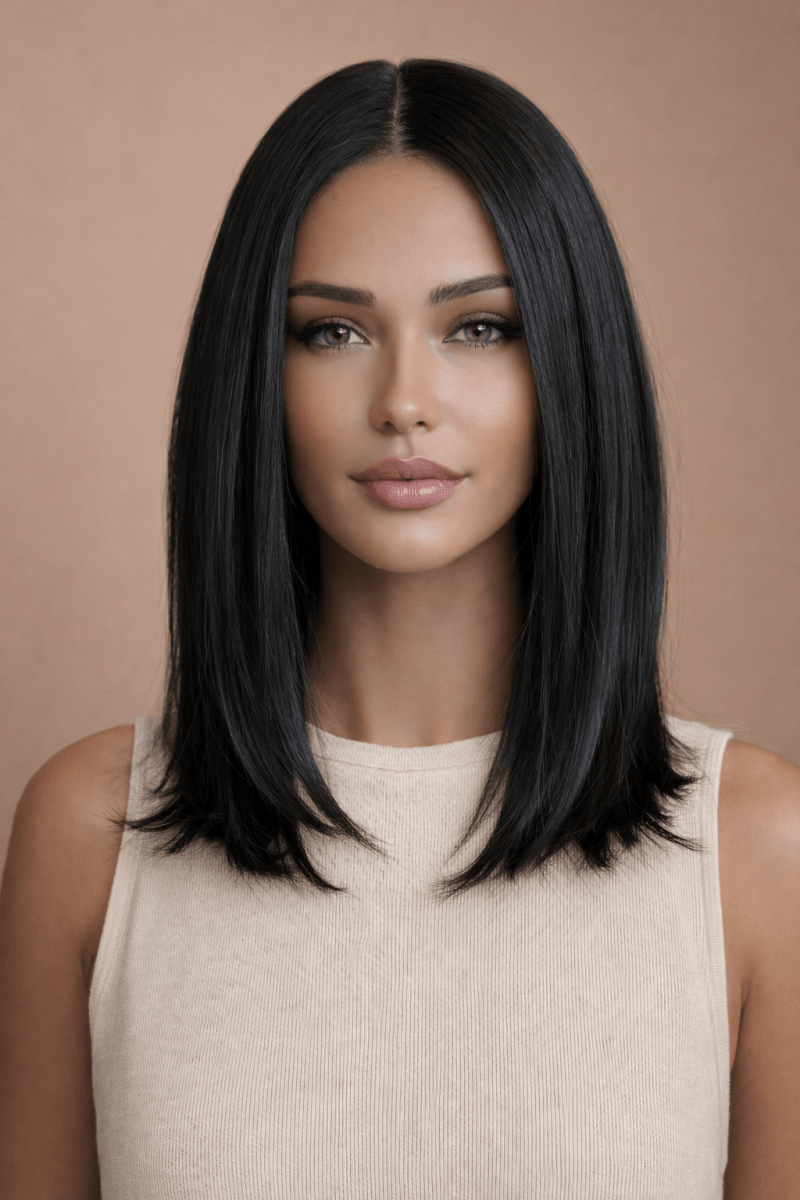 ESTER - Black - Lace Front Wig - Milk & Honey Wigs