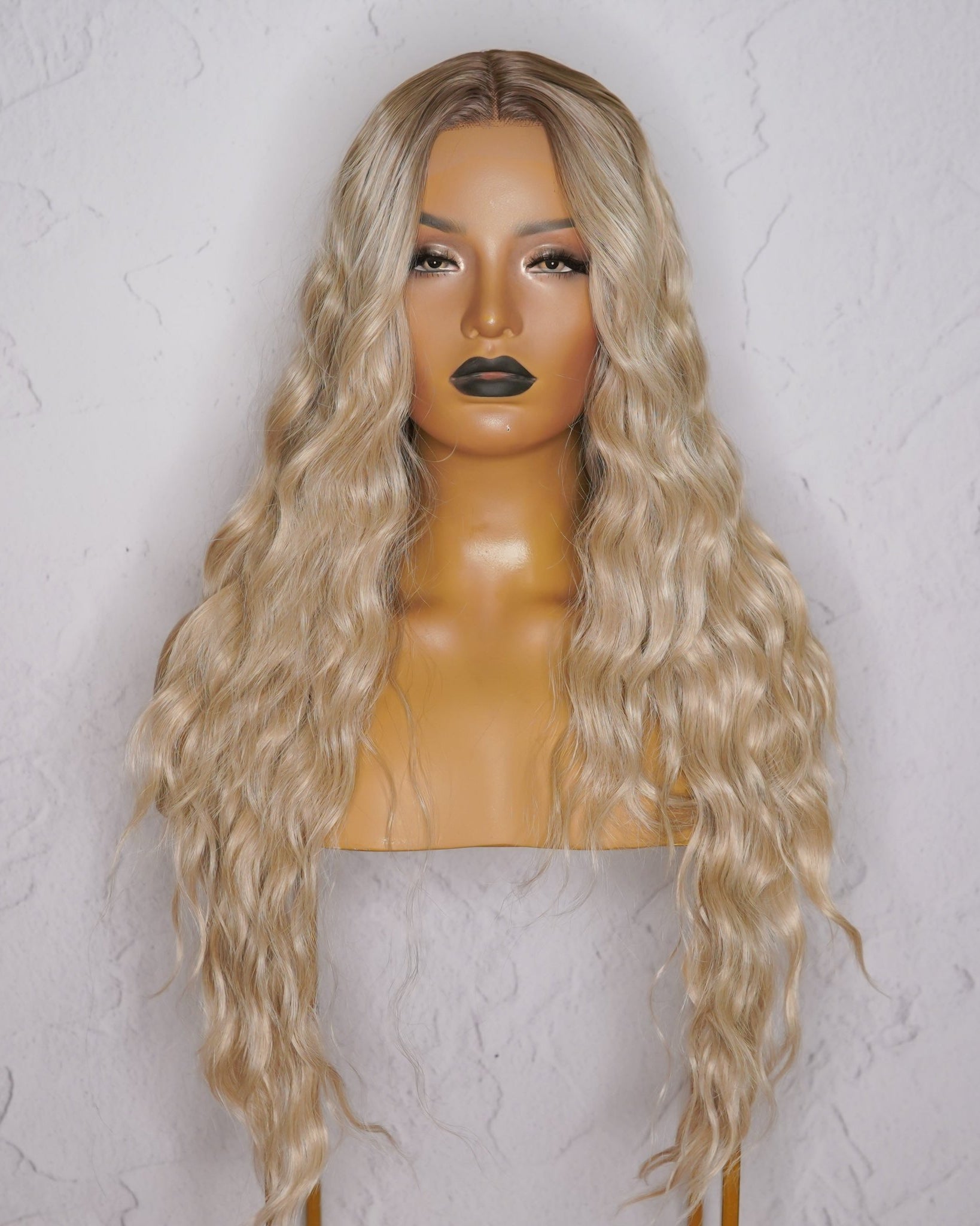 EVADNE Ombre Blonde Lace Front Wig - Milk & Honey Wigs